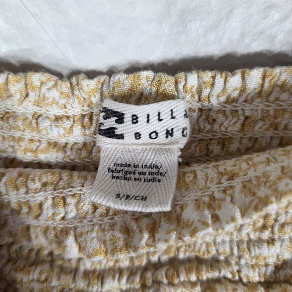 Billabong Waves All Day Mini Shorts Size S Check Stretch Elastic Waist Pockets - Picture 12 of 16